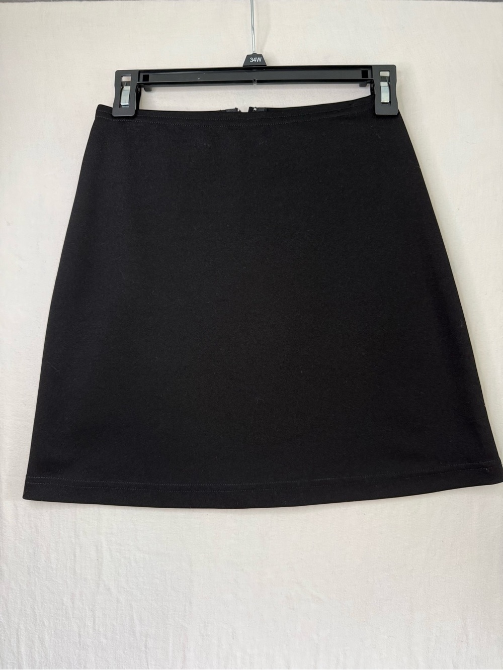 Vintage Classic Black A-line Women's mini Skirt Size 3/4 XS